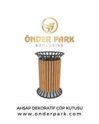 AHŞAP DEKORATİF ÇÖP KUTUSU